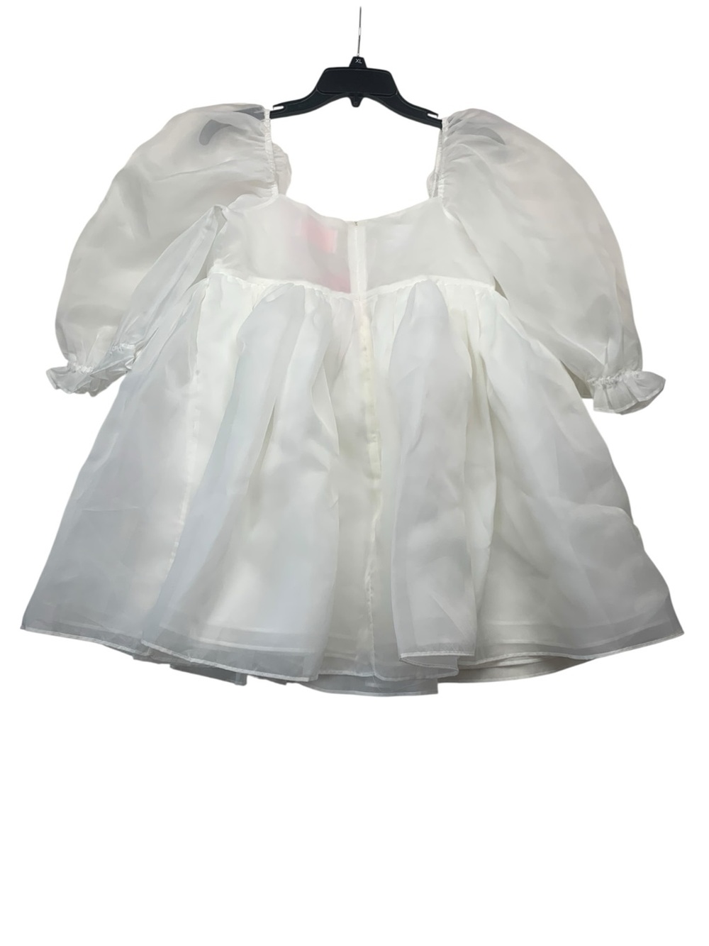 Selkie size medium the puff mini White Sheer Organza Dress bridal shower girl - Picture 10 of 10